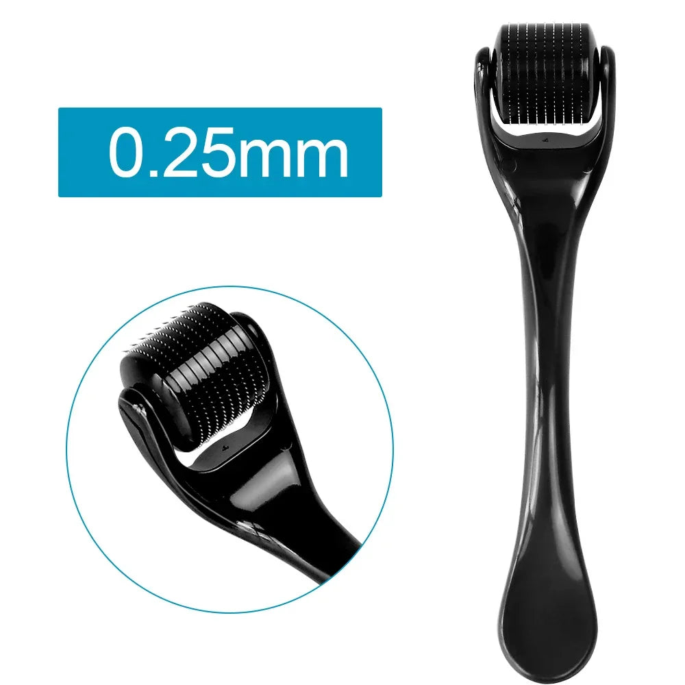 Skin Facial Care Microneedle Derma Roller for Hair Growth - Palm and Thread