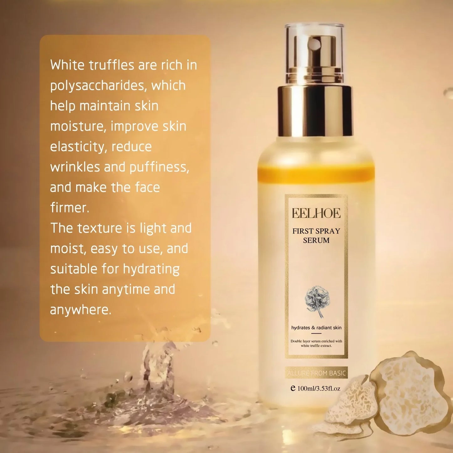 Facial Serum White Truffle Hydrating Spray - Palm and Thread