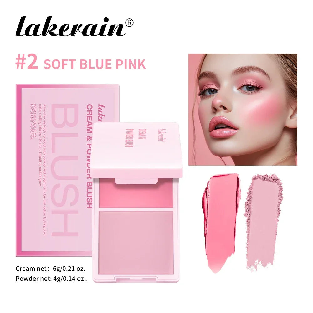 Cream & Powder Blush Palette - Palm and Thread