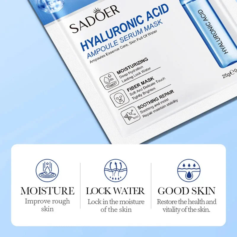 24K Gold Vitamin C Hyaluronic Acid Face Mask - Palm and Thread