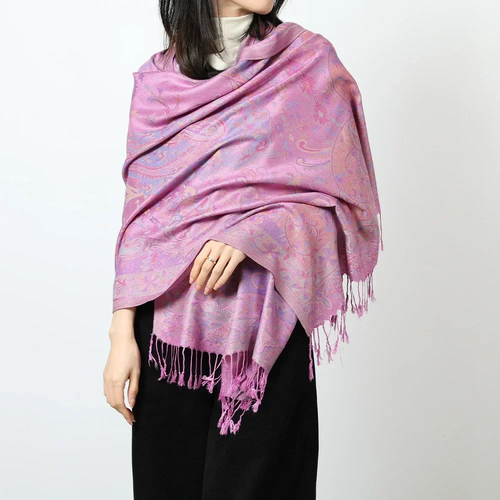 Pashmina Hijab Scarf Printed Hijab - Palm and Thread