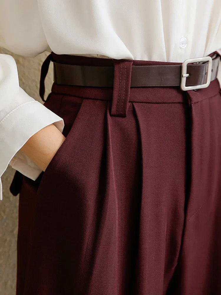 New wide-leg Suits Pant - Palm and Thread