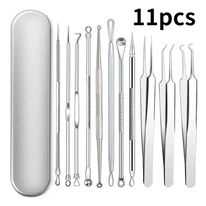 Ultra-fine Cell Pimples Blackhead Clip Tweezer - Palm and Thread
