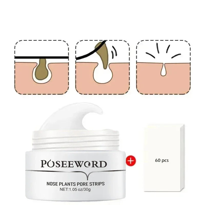 Blackhead Nasal Membrane Nasal Strip Cleaner Pores Peeling Unisex - Palm and Thread