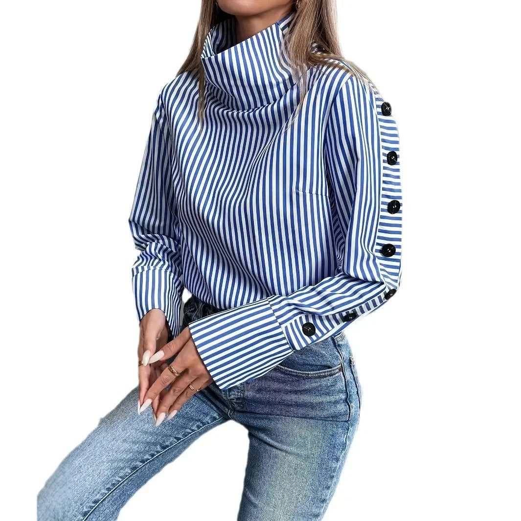 Stripe Long Sleeved Top - Palm and Thread