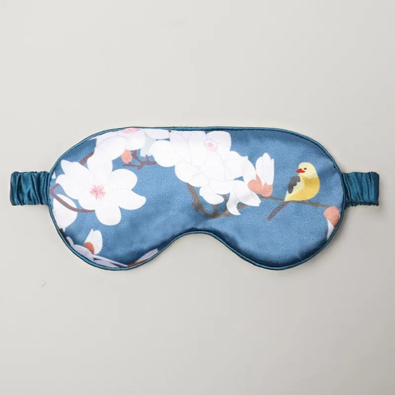 Silk Sleep Eye Mask for Travel - Palm and Thread