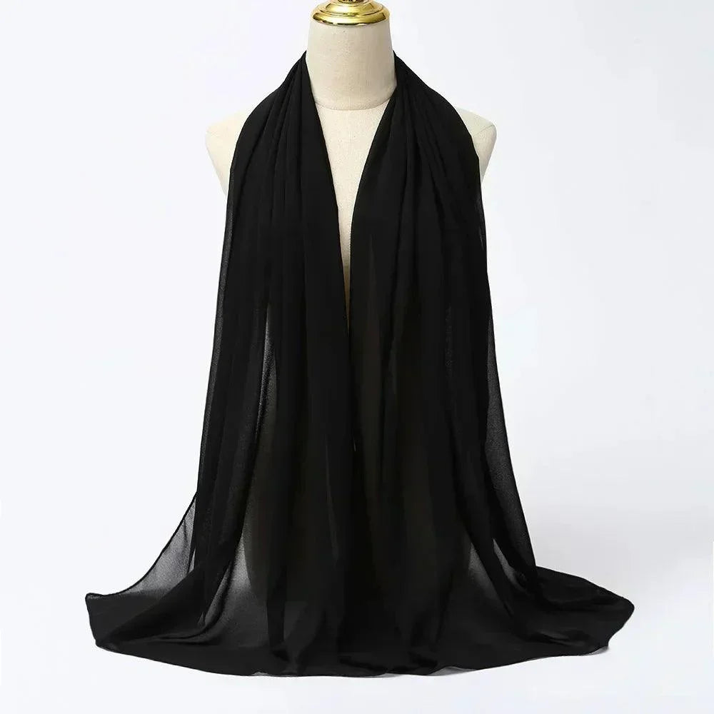 Chiffon Hijab Head Wrap - Palm and Thread