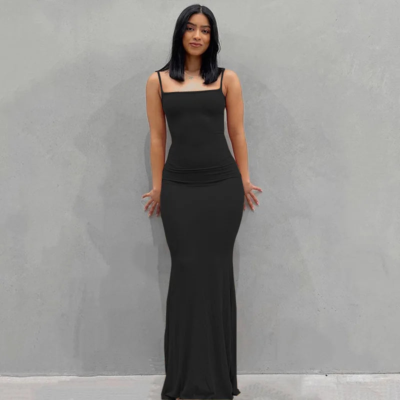 Sexy Fishtail Backless Dress