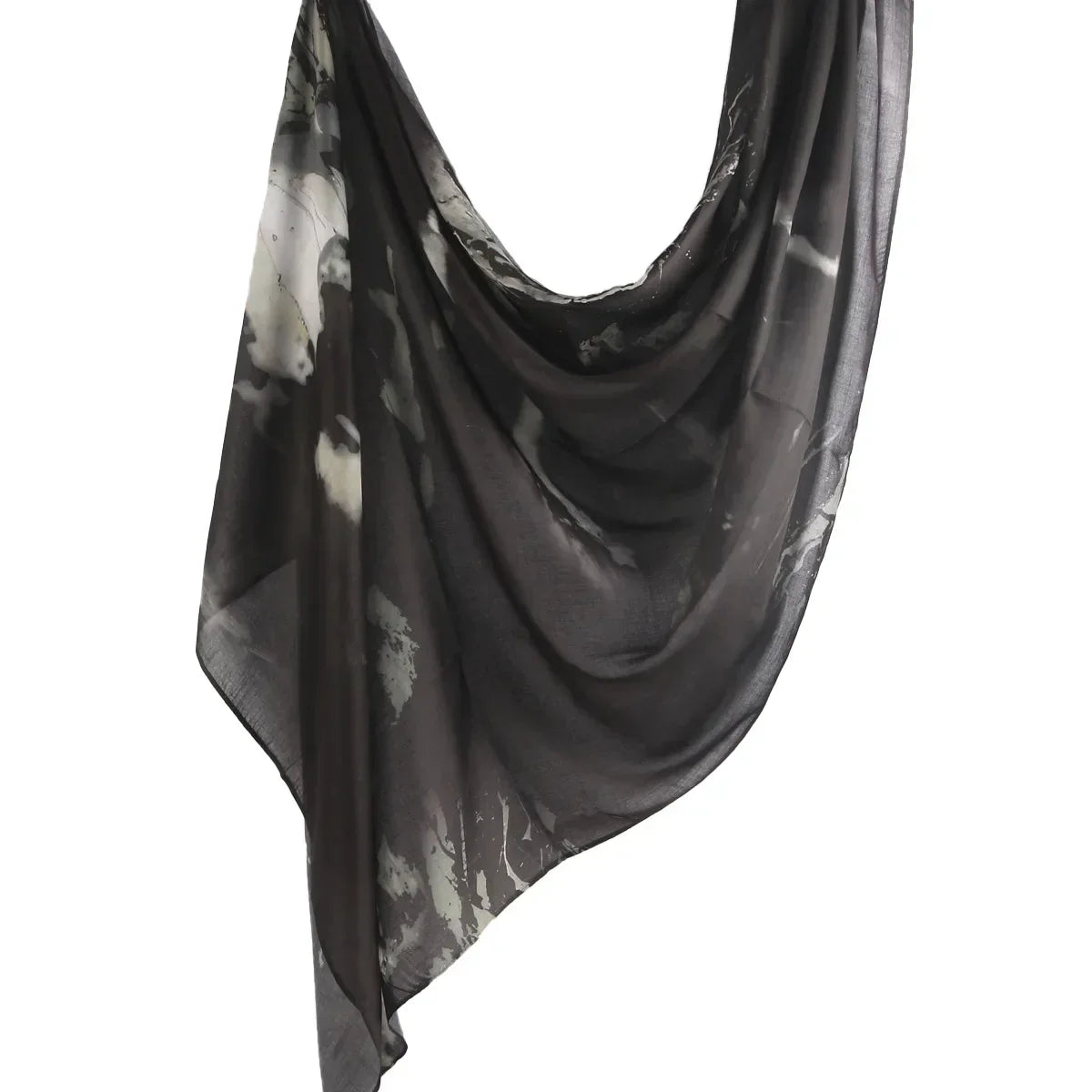 New Watercolor Tie-Dye Cotton Scarf - Palm and Thread