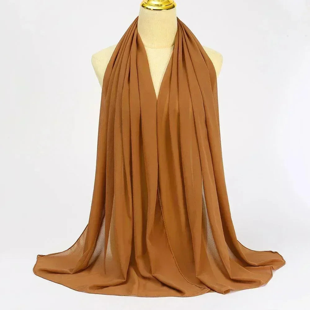 Chiffon Hijab Head Wrap - Palm and Thread