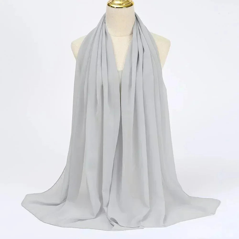 Chiffon Hijab Head Wrap - Palm and Thread