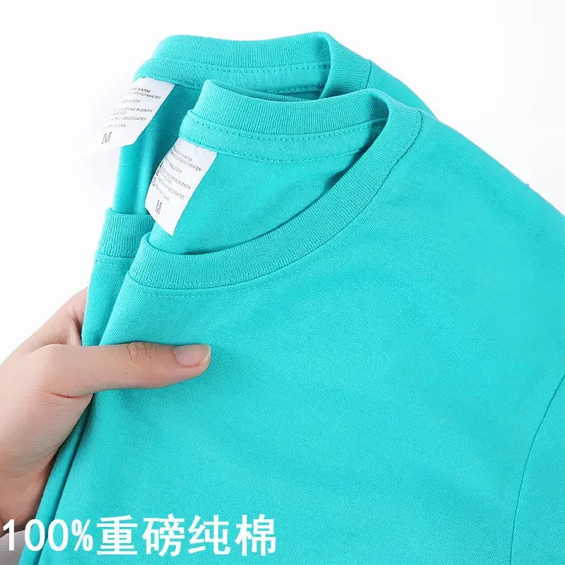 Cotton Solid Color O Neck Top - Palm and Thread