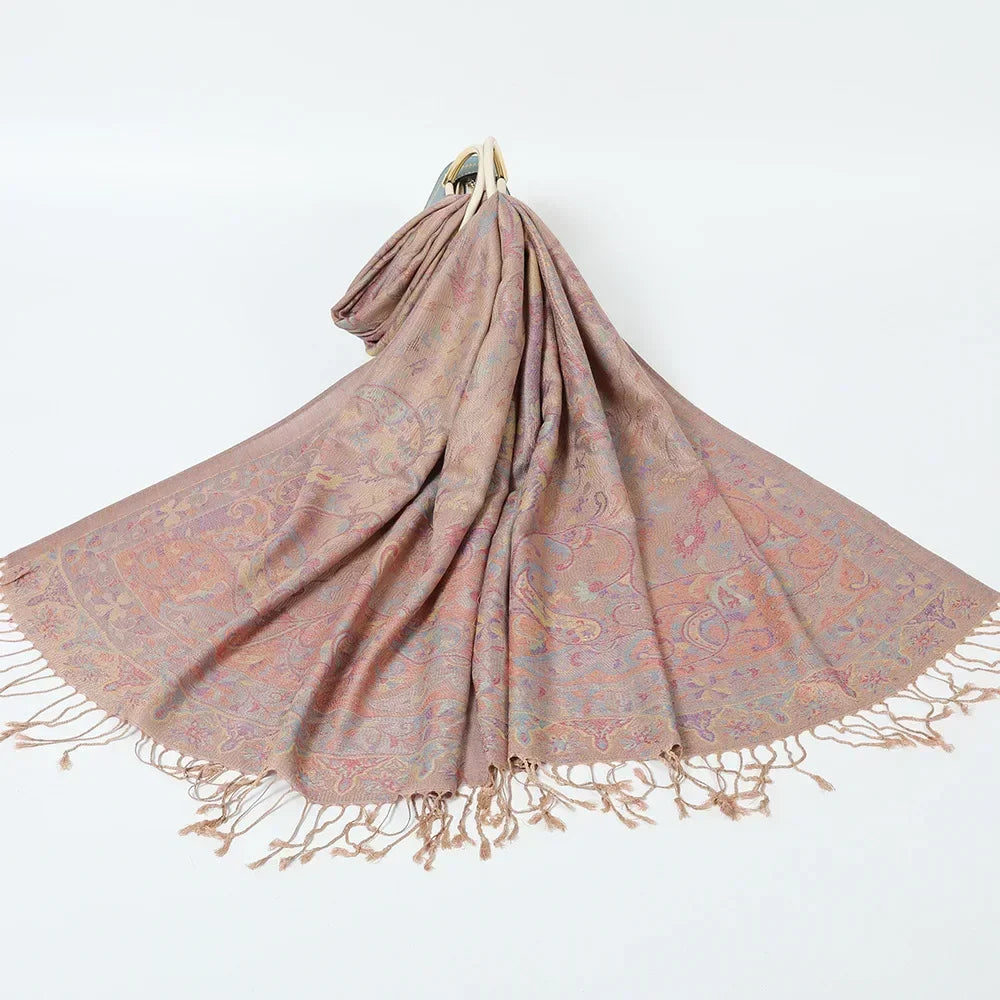 Pashmina Hijab Scarf Printed Hijab - Palm and Thread