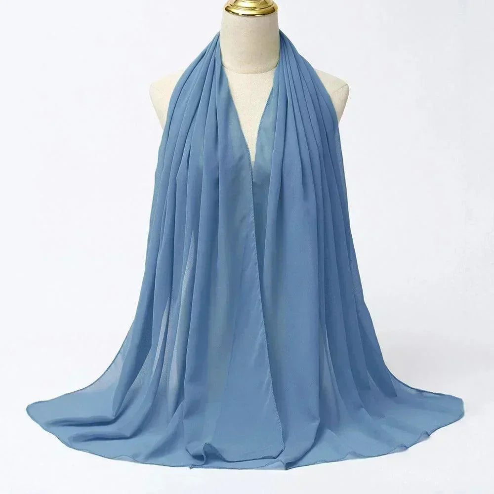 Chiffon Hijab Head Wrap - Palm and Thread
