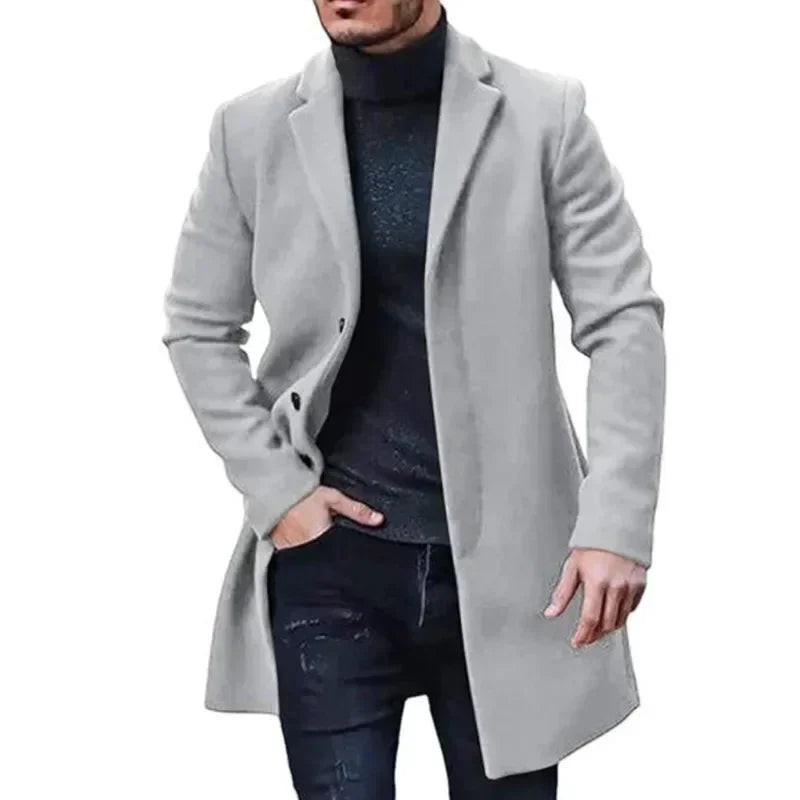 Woolen Overcoat Windbreaker