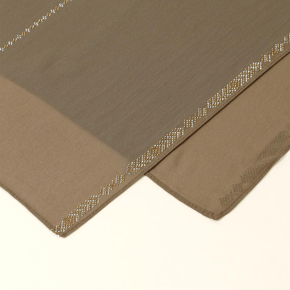 Fashion Rhinestone Chiffon Hijab Scarf - Palm and Thread