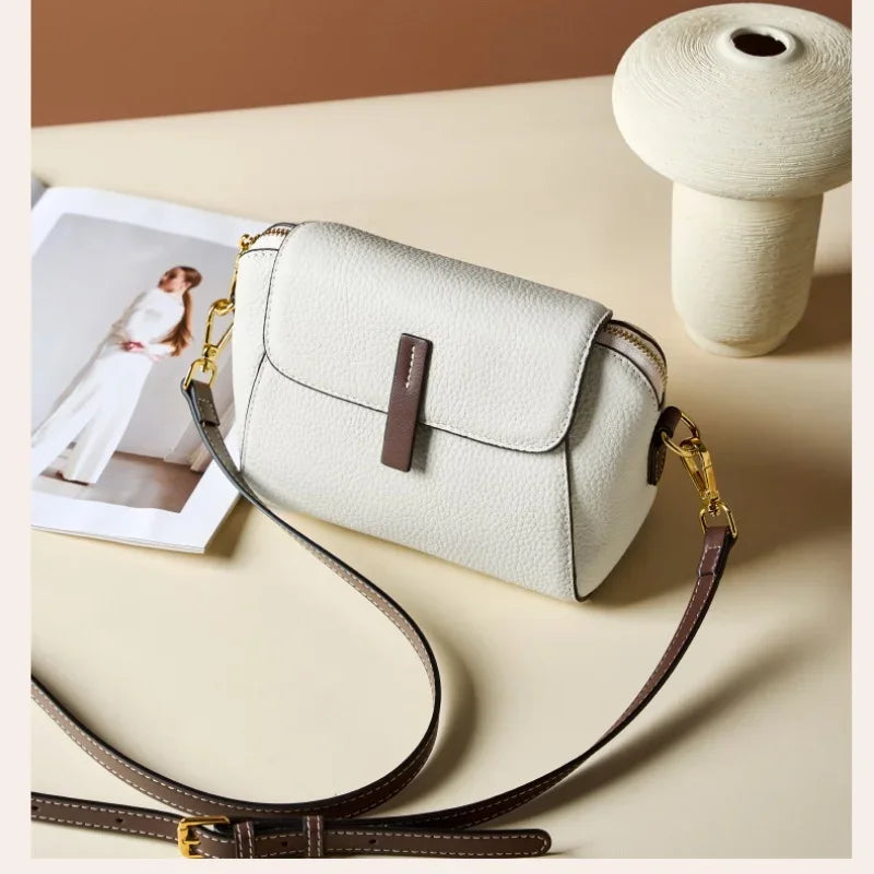 Luxury Designer Genuine Leather Shoulder Bag - Palm and Thread