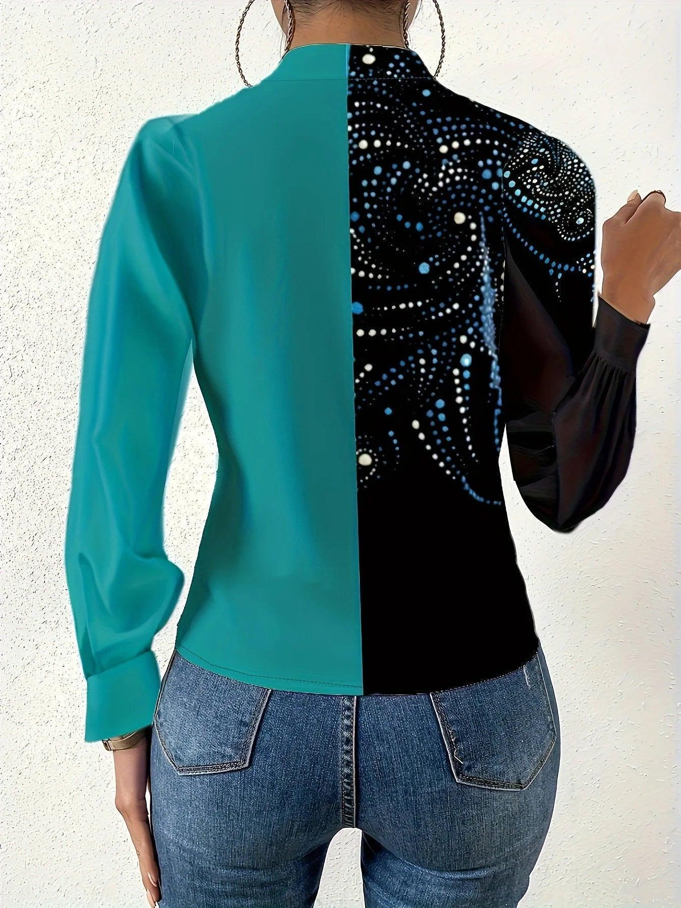 Casual Lace Blouse Top - Palm and Thread