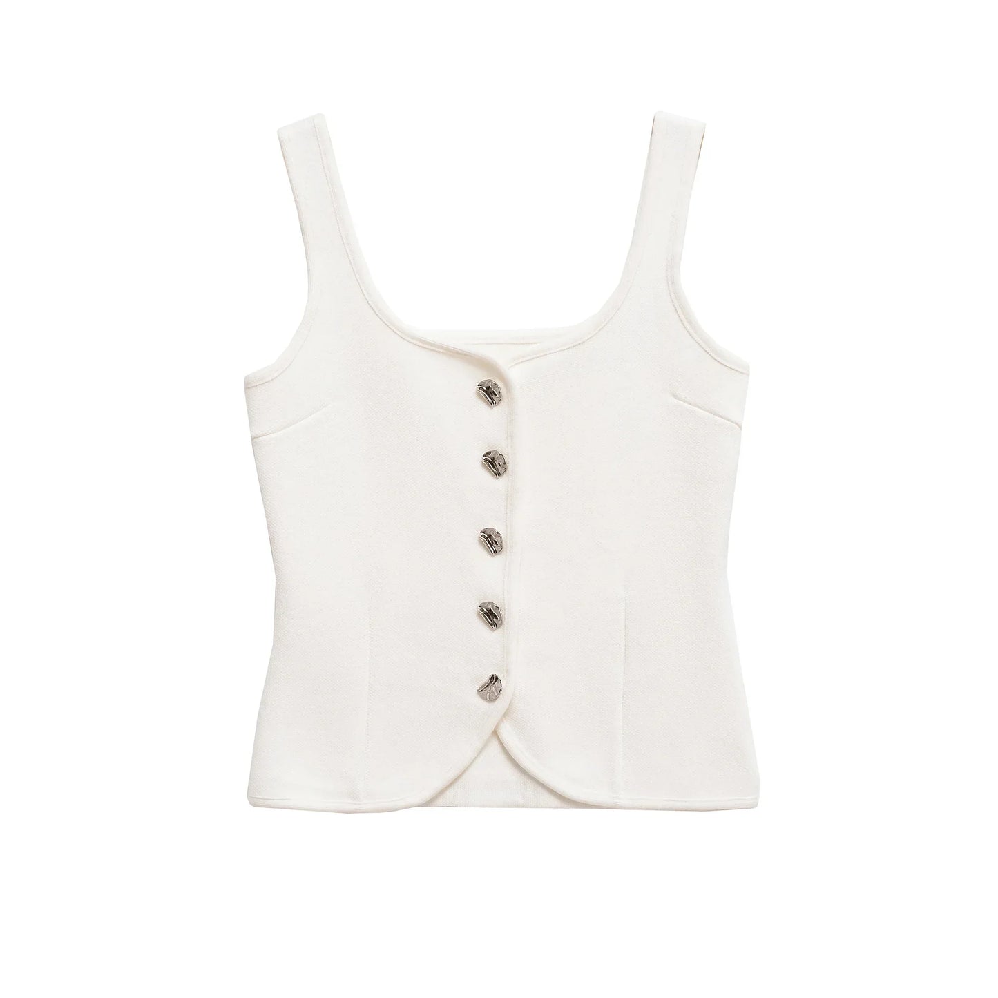 Knitted Vest Sweater Sleeveless Crop - Palm and Thread