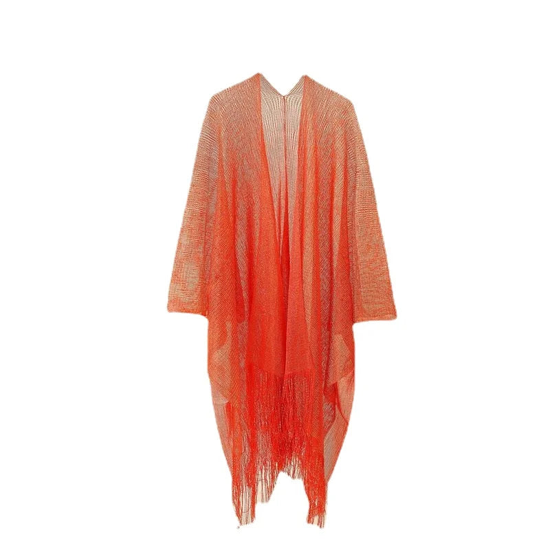 Fashion Tassel Gold Bikini Cover-Up