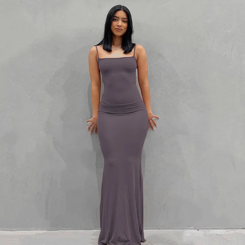 Sexy Fishtail Backless Dress
