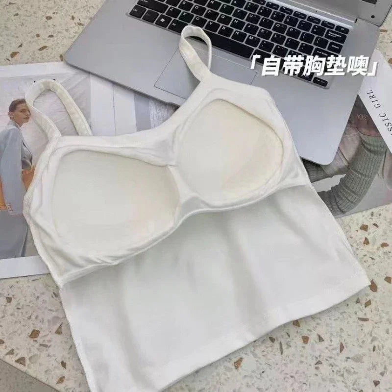 Sleeveless Basic Crop Top - Palm and Thread
