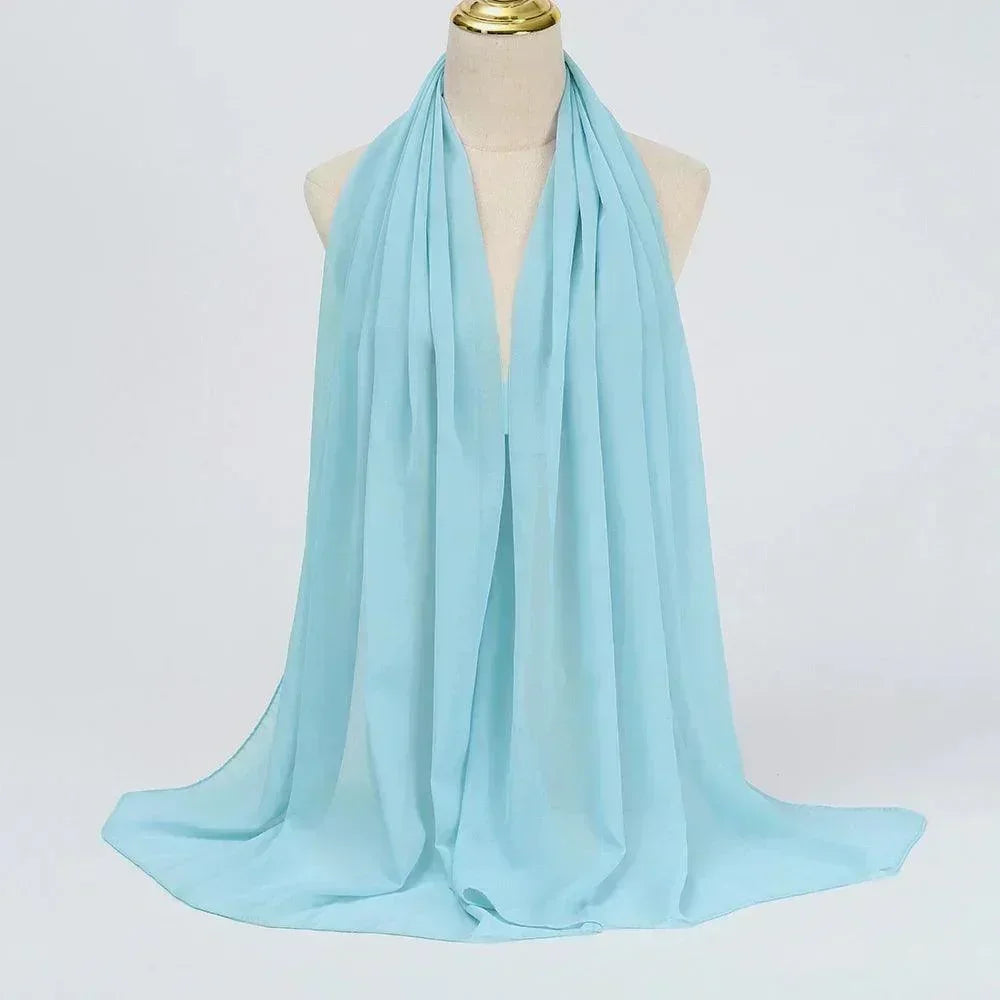 Chiffon Hijab Head Wrap - Palm and Thread