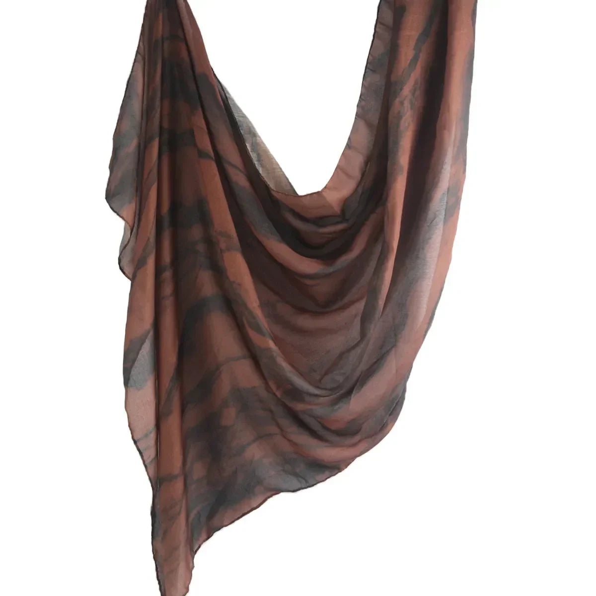 New Watercolor Tie-Dye Cotton Scarf - Palm and Thread