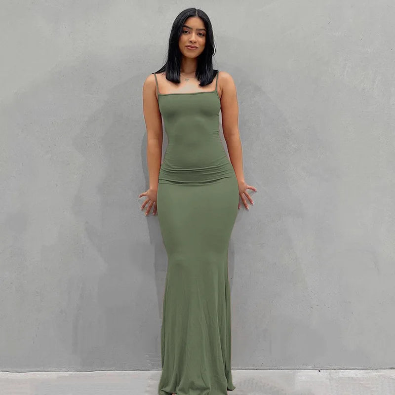 Sexy Fishtail Backless Dress