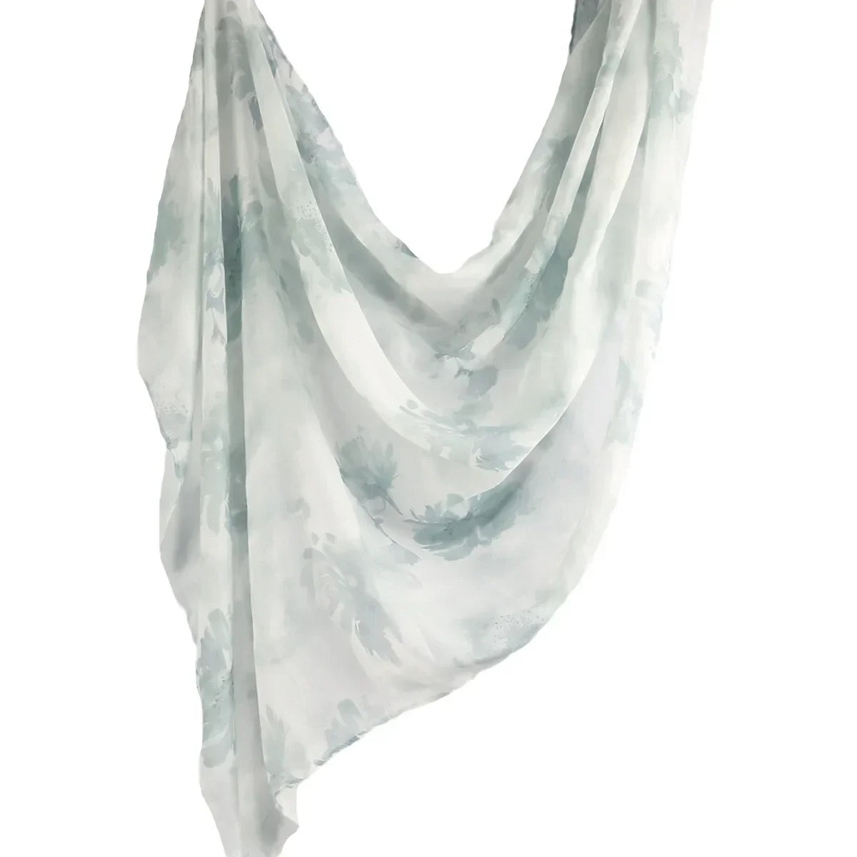New Watercolor Tie-Dye Cotton Scarf - Palm and Thread
