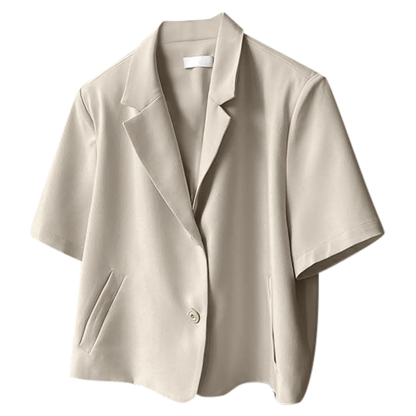 Verti Chic Cropped Suit Shirt