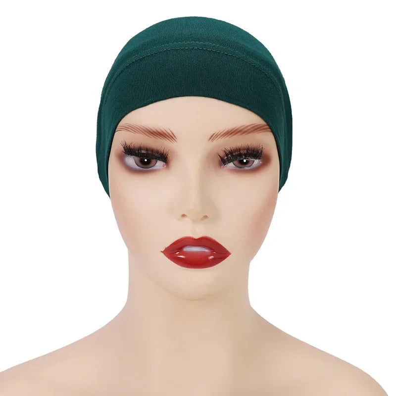 Soft Cotton Under Scarf Cap Turban - Palm and Thread
