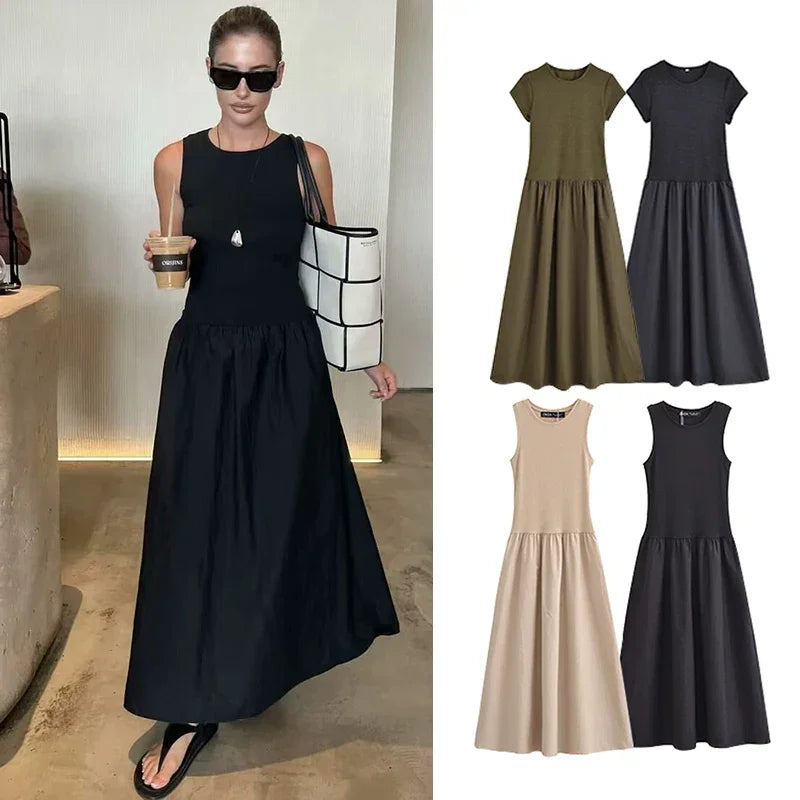 New Chic Slim Simple Elegant Dress - Palm and Thread