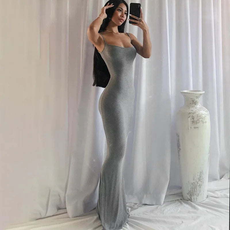 Sexy Fishtail Backless Dress