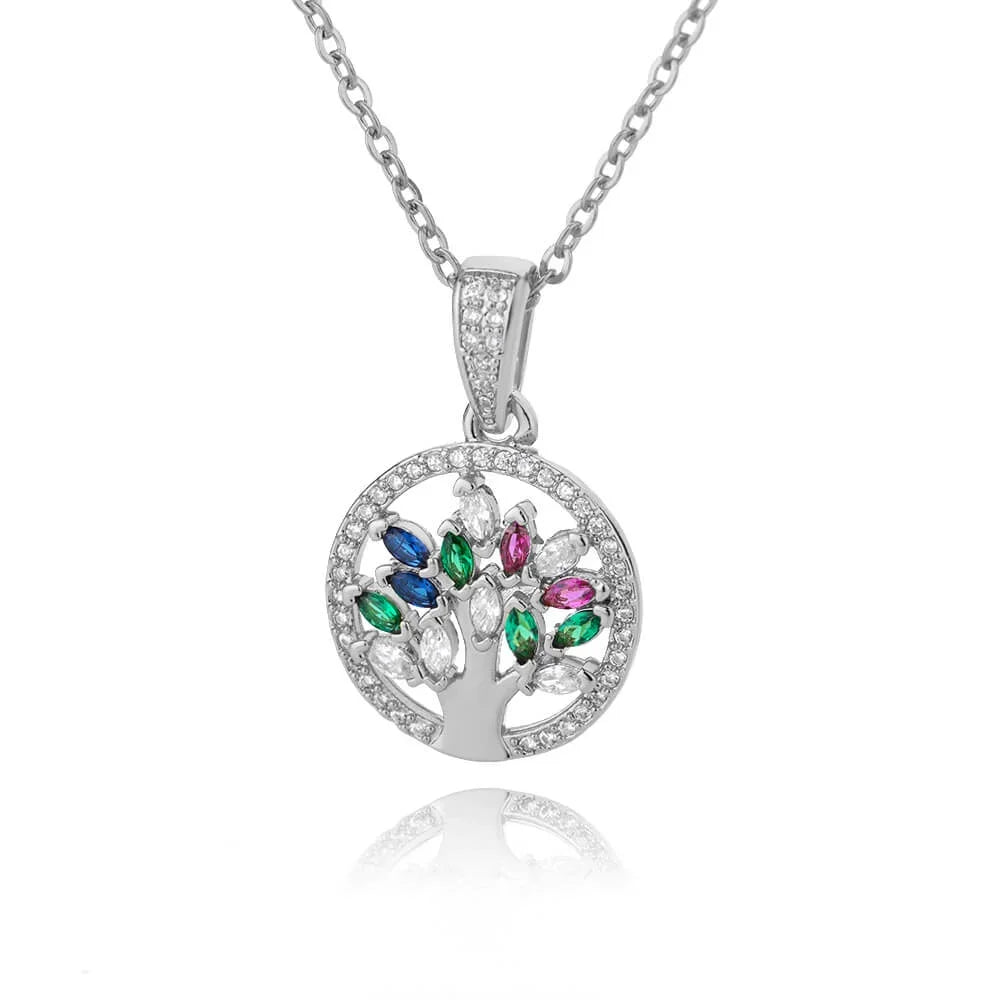 Tree of Life Stainless Steel Necklaces - Palm and Thread