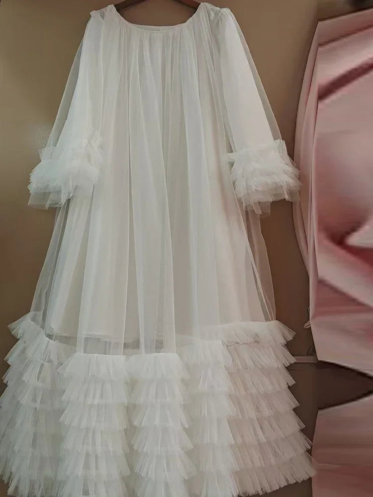 New temperament trumpet sleeve loose dress - Palm and Thread