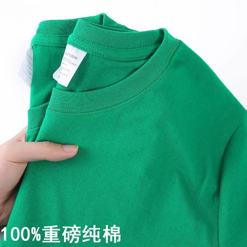 Cotton Solid Color O Neck Top - Palm and Thread