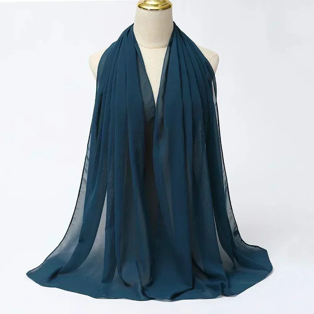 Chiffon Hijab Head Wrap - Palm and Thread