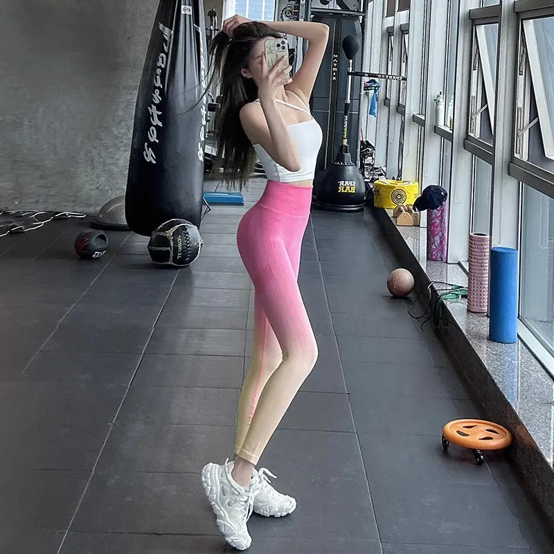 Seamless Gradient Yoga Leggings