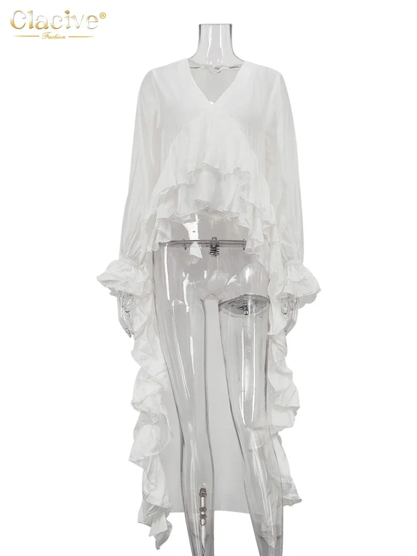 Fashion V-Neck Long Sleeve Shirt - Palm and Thread