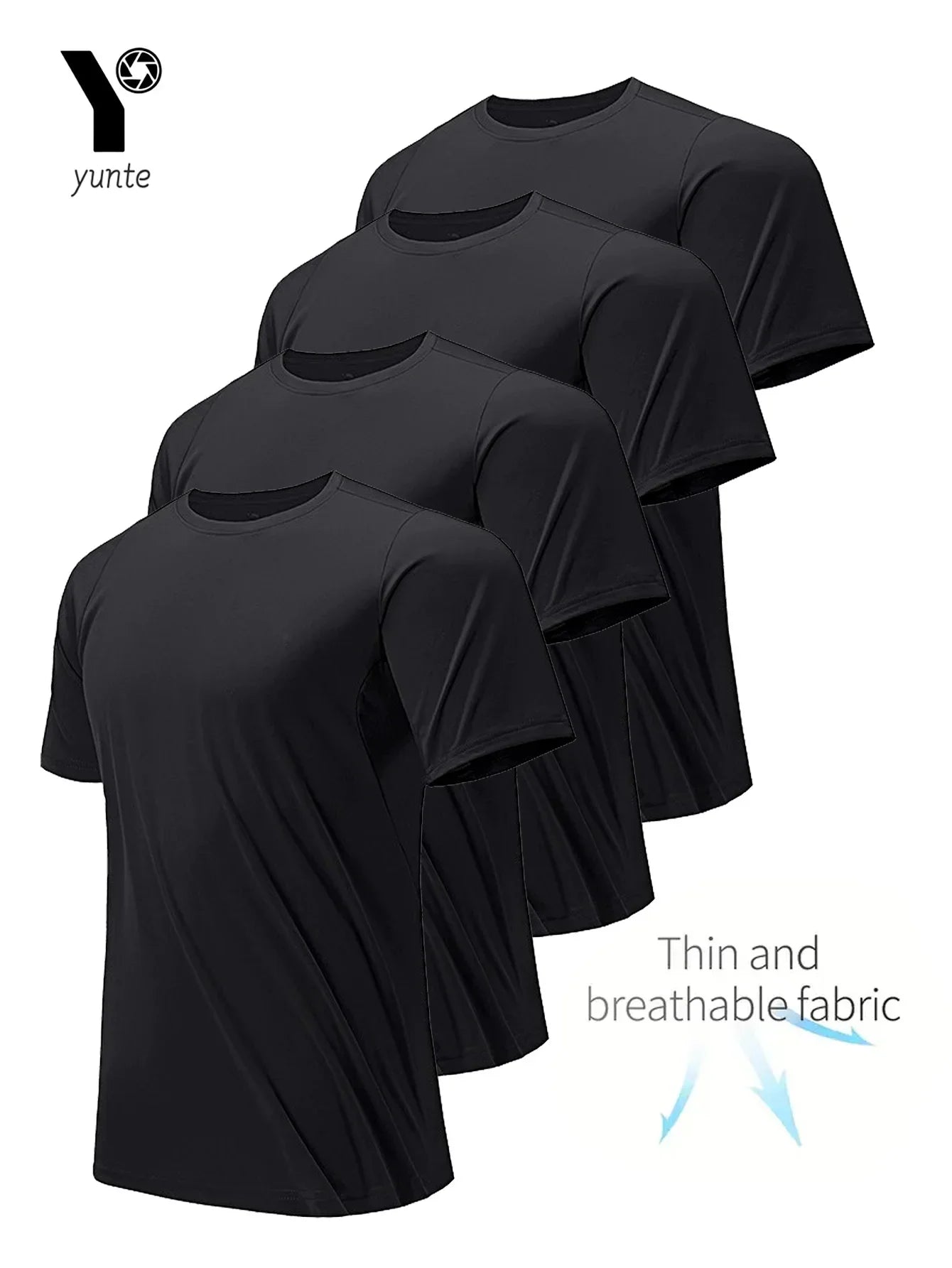 Round Neck Ultra-Light Breathable Sweat-Absorbent Shirt - Palm and Thread