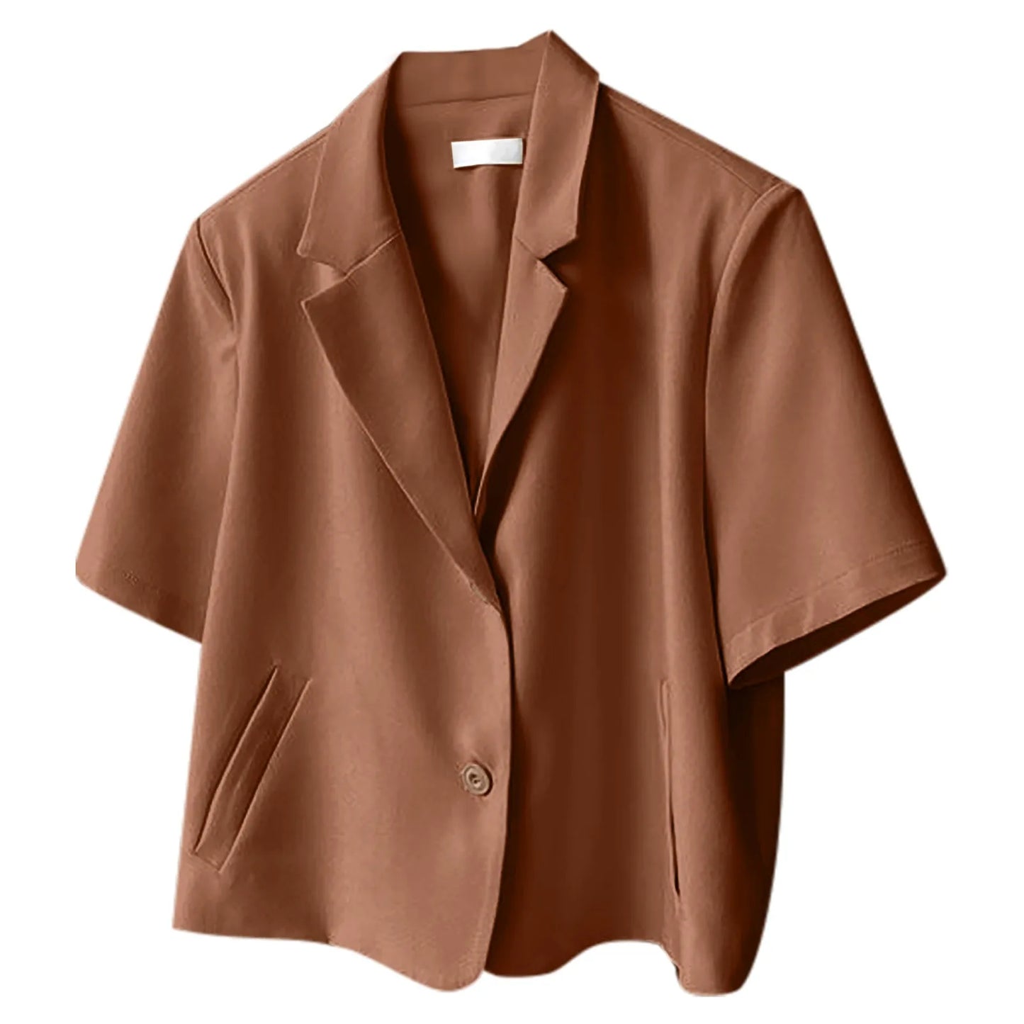 Verti Chic Cropped Suit Shirt