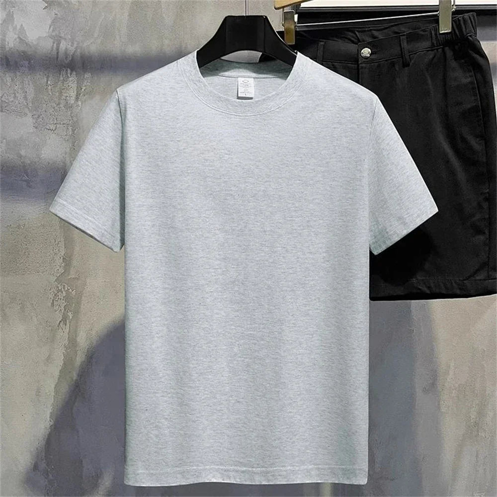 Cotton Solid Color Blank T-shirt