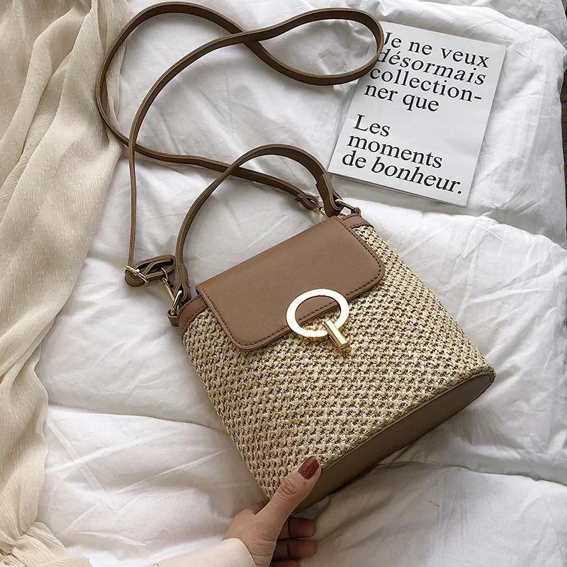 Beach Vacation Woven Bag - Palm and Thread