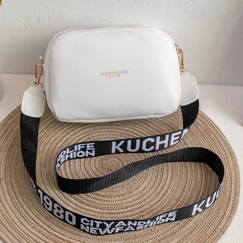 Contrasting Letters Single Shoulder Crossbody - Palm and Thread