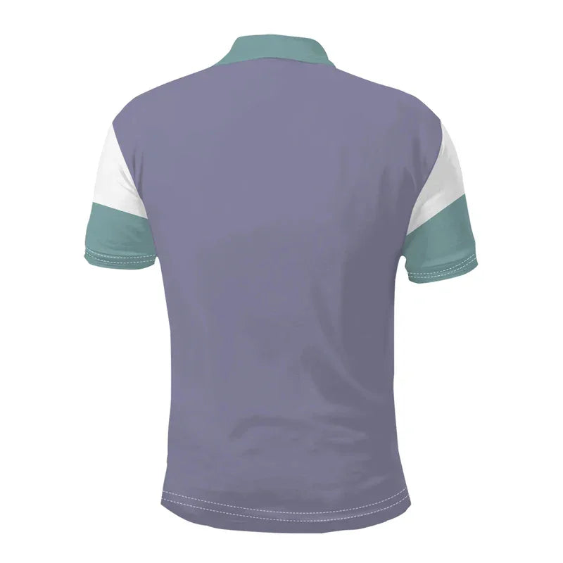 Logo Print Polo Shirt - Palm and Thread
