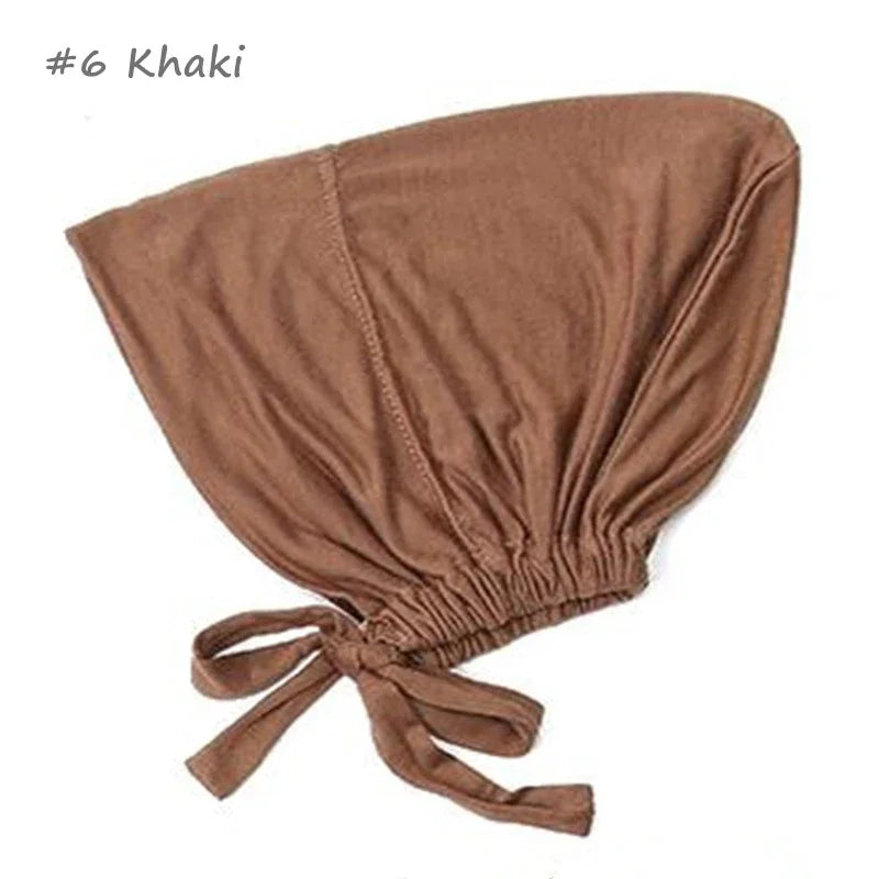 New Soft Turban Hat Inner Hijab Cap - Palm and Thread