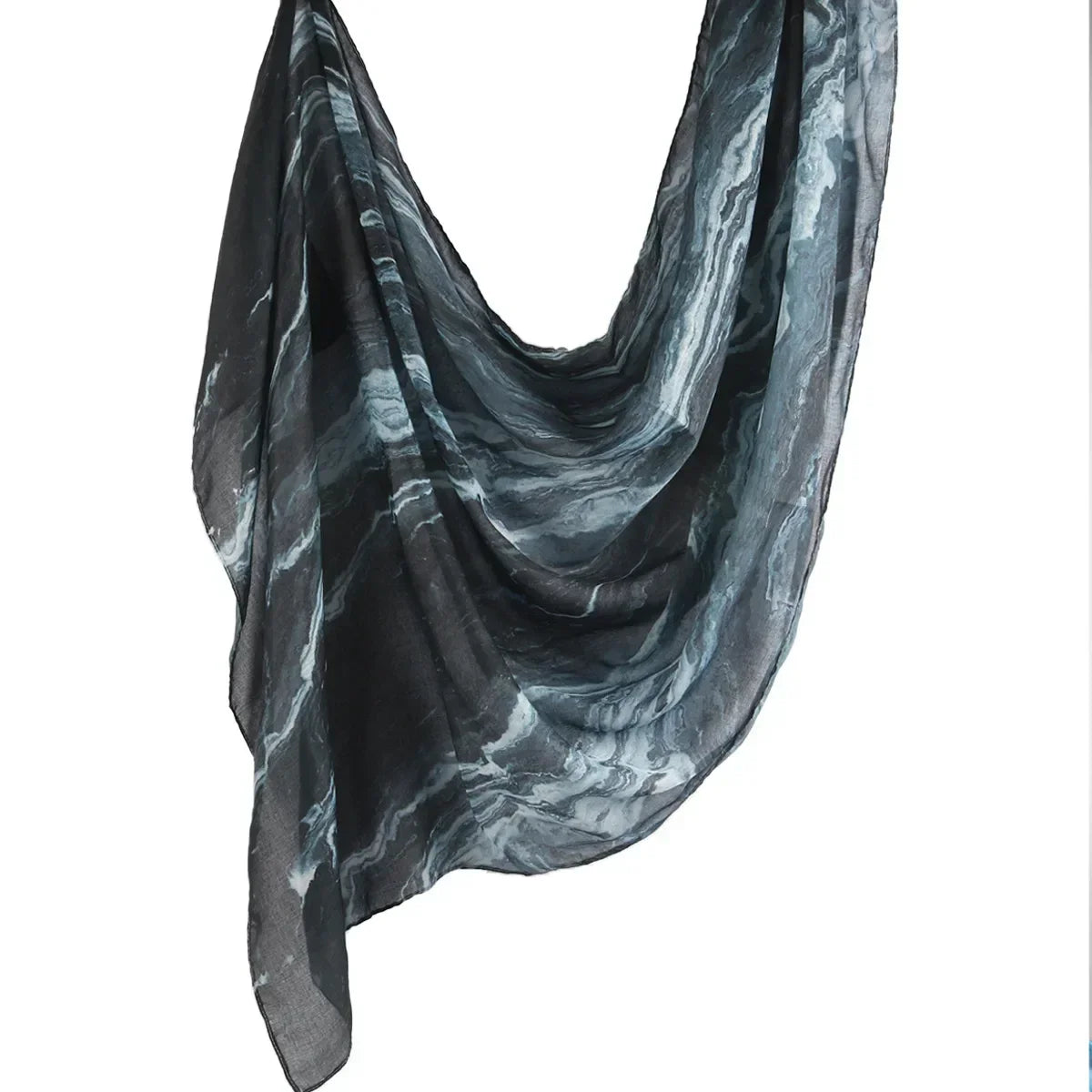 New Watercolor Tie-Dye Cotton Scarf - Palm and Thread