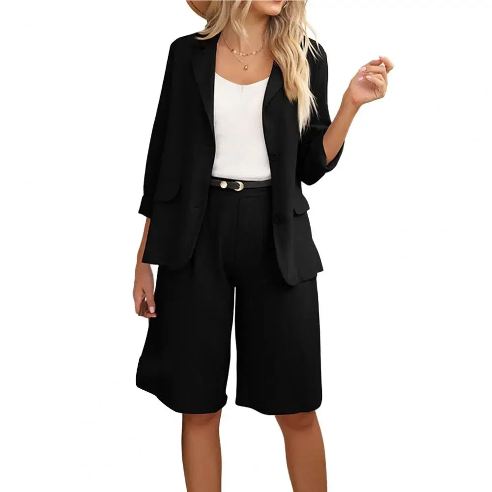 Formal Short Suit Knee Length Pant Outfit - Palm and Thread
