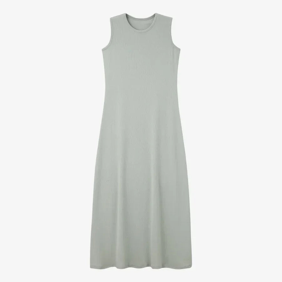 Ribbing closed-fit wrap tops + Aline dress - Palm and Thread